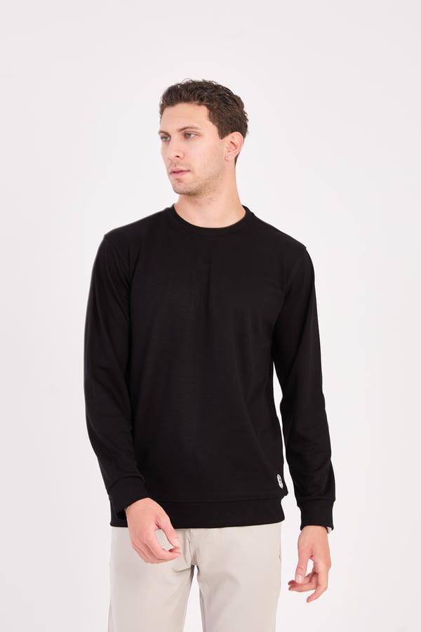 Erkek Rahat Kesim Modal Sweatshirt - R2636