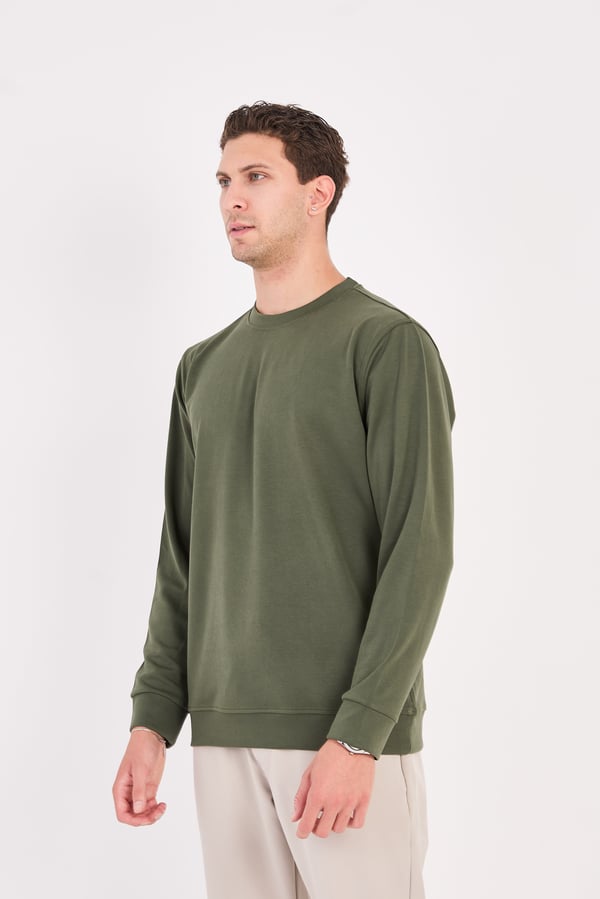 Erkek Rahat Kesim Modal Sweatshirt - R2636