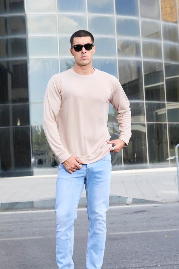 Erkek Rahat Kesim Modal Sweatshirt - R2636