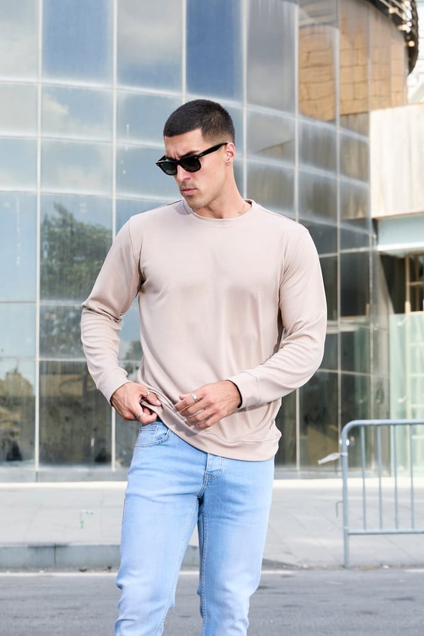 Erkek Rahat Kesim Modal Sweatshirt - R2636