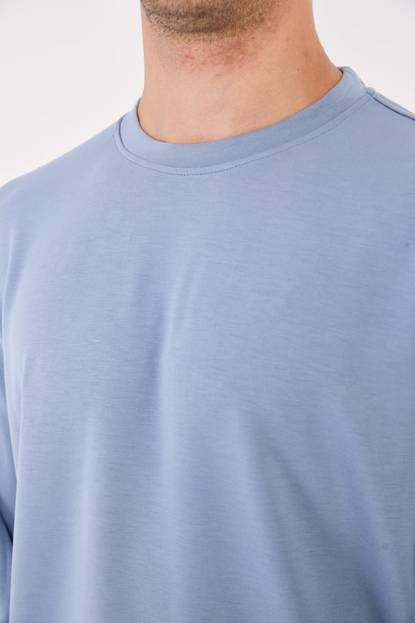 Erkek Rahat Kesim Modal Sweatshirt - R2636