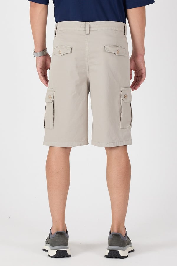 Erkek Regular Fit Kargo Cepli Şort Kapri