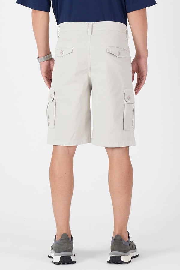 Erkek Regular Fit Kargo Cepli Şort Kapri