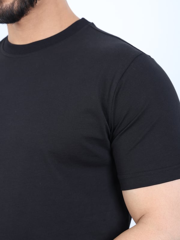 Erkek Relaxed Fit Bisiklet Yaka Basic Tişört