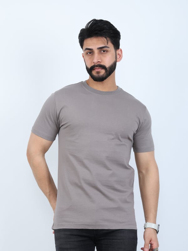 Erkek Relaxed Fit Bisiklet Yaka Basic Tişört