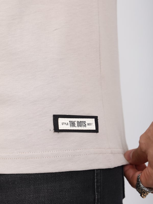 Erkek Relaxed Fit Bisiklet Yaka Baskılı Tişört