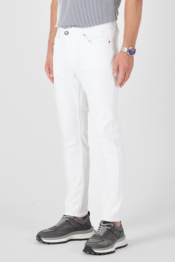 Erkek Skinny Fit Likralı Pantolon