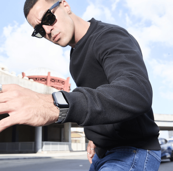 Erkek Tam Fermuarlı Slim Fit Sweatshirt - V001