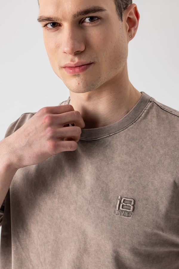 Yıkamalı Basic T-Shirt