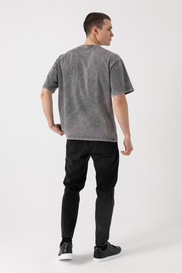 Yıkamalı Basic T-Shirt