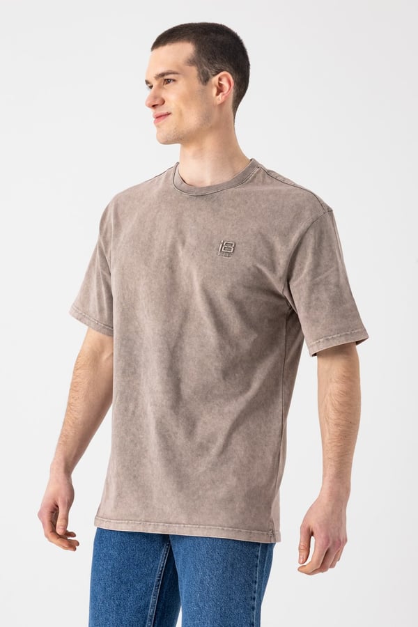 Yıkamalı Basic T-Shirt