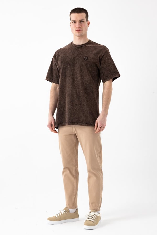 Yıkamalı Basic T-Shirt