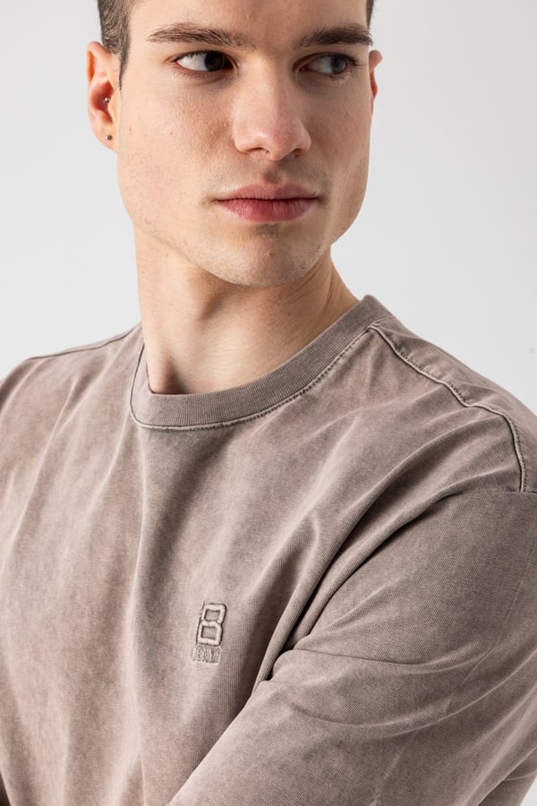 Yıkamalı Basic T-Shirt