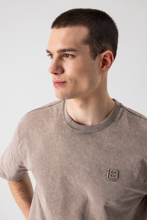 Yıkamalı Basic T-Shirt