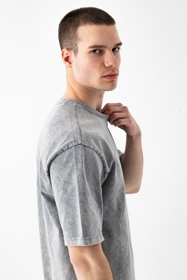 Yıkamalı Basic T-Shirt