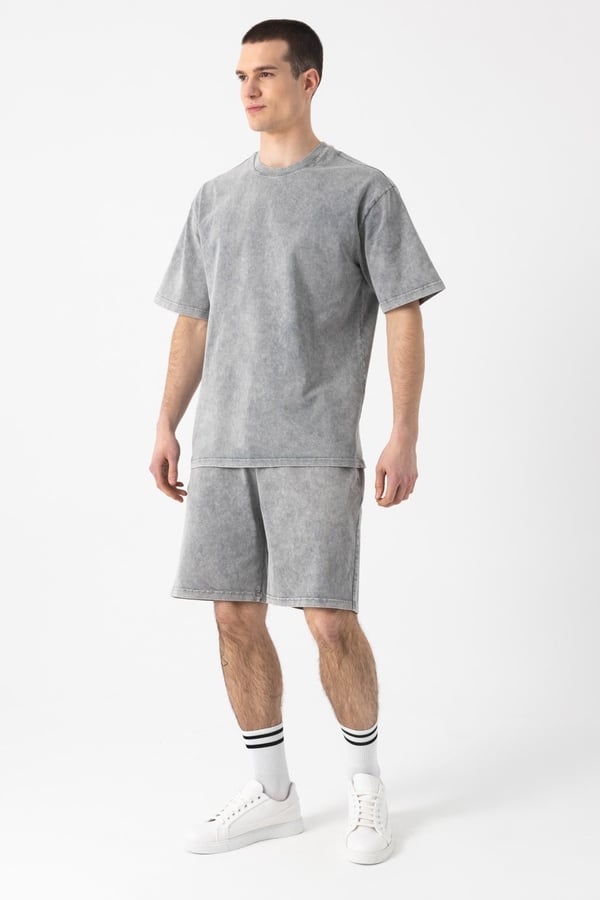 Yıkamalı Basic T-Shirt