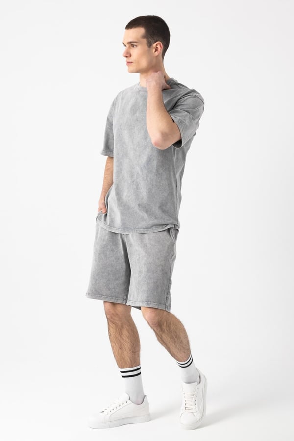 Yıkamalı Basic T-Shirt