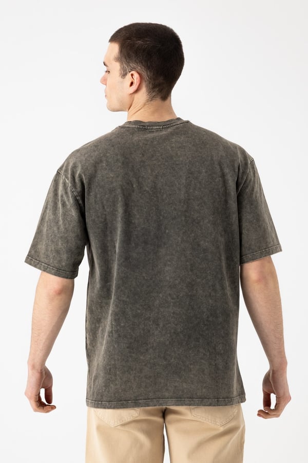 Yıkamalı Basic T-Shirt