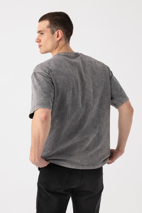 Yıkamalı Basic T-Shirt