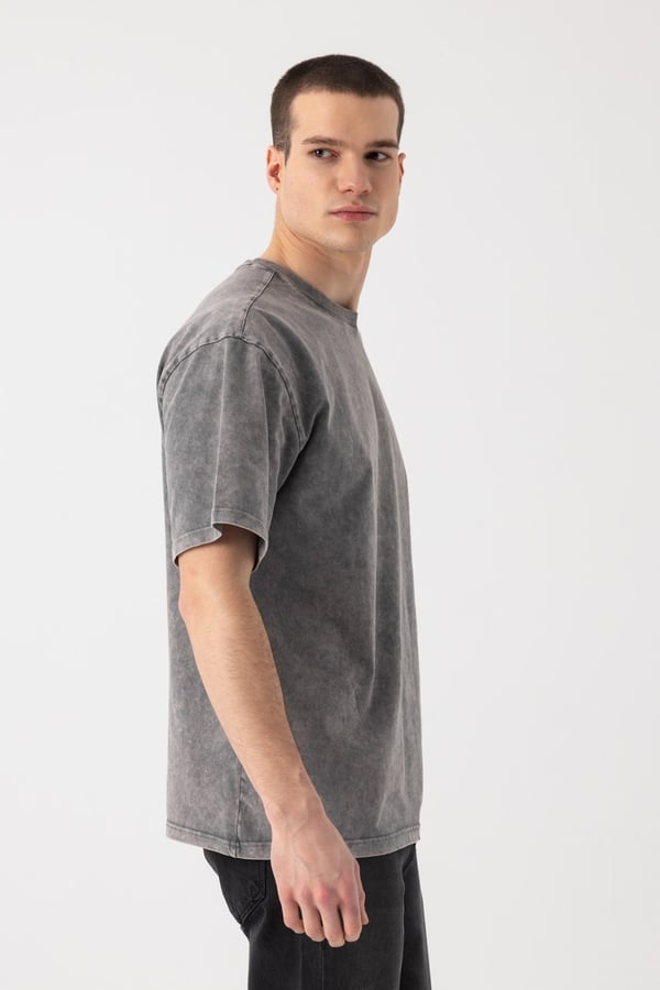Yıkamalı Basic T-Shirt