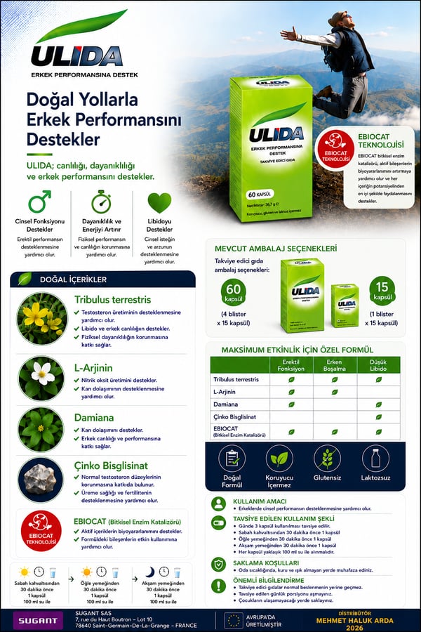 ULIDA PERFORMANCE 15 TABLET