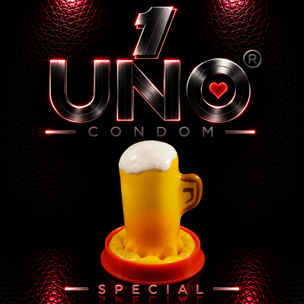 UNO Glass Of Beer Condom
