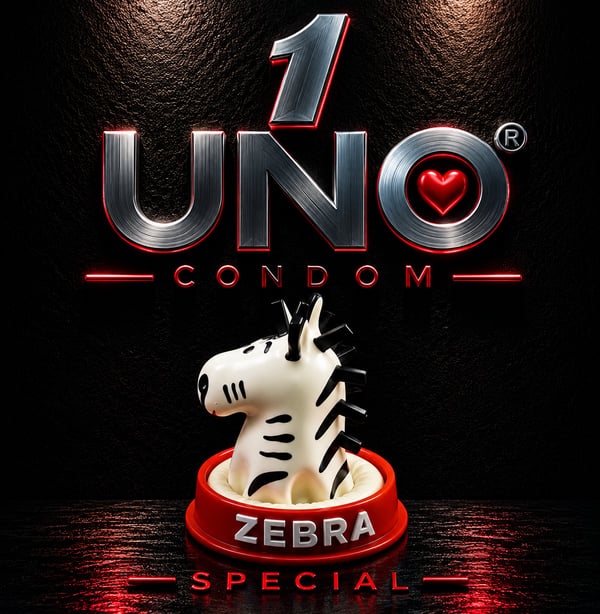 UNO Zebra Condom
