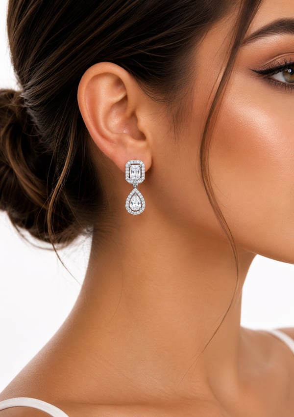 Crystal Duo Küpe