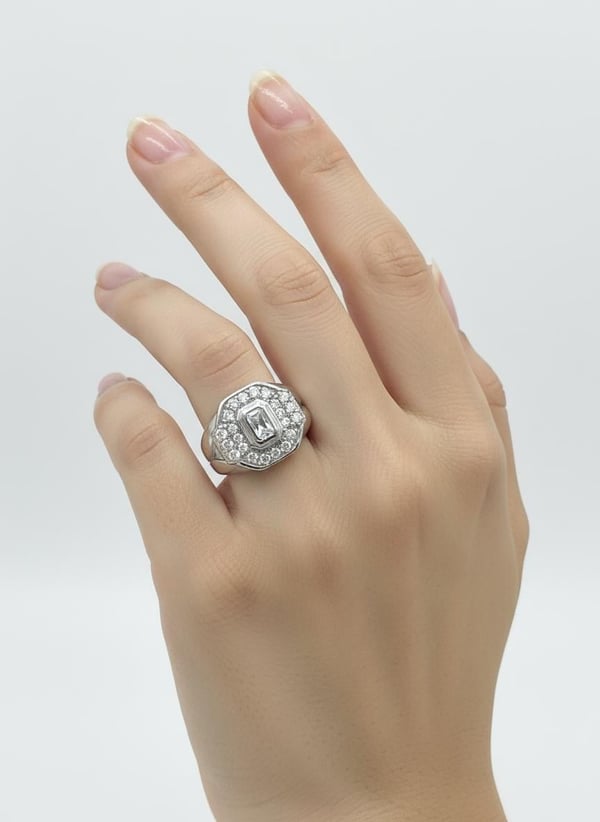 Crystal Halo Yüzük