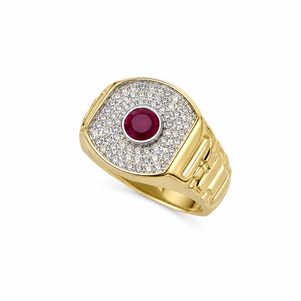 Gilded Ruby Yüzük