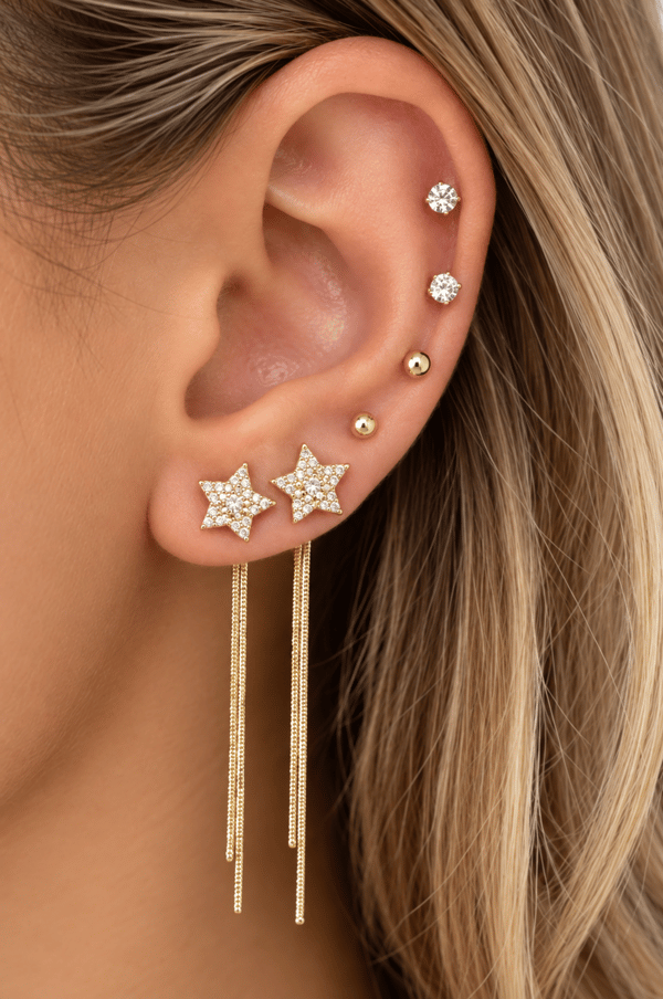 North Star Set Küpeler