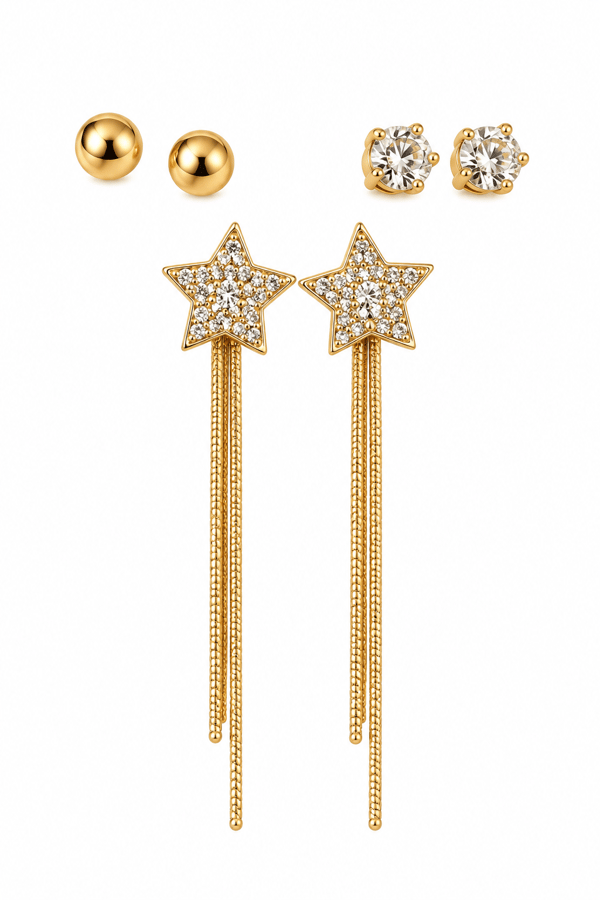 North Star Set Küpeler