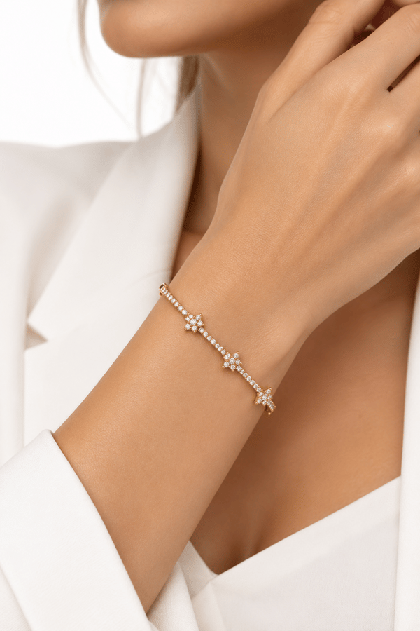 Starfall Tennis Bracelet