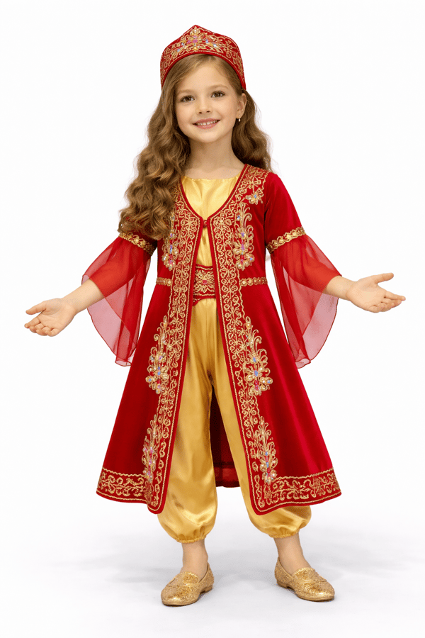 Taş İşlemeli Kadife Bindallı