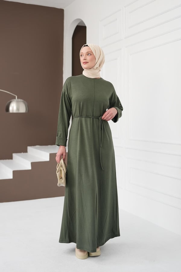 Oysho Elbise - Haki kadın giyim ürün görseli Arzestore