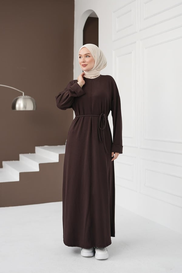 Oysho Elbise - Kahve kadın giyim ürün görseli Arzestore