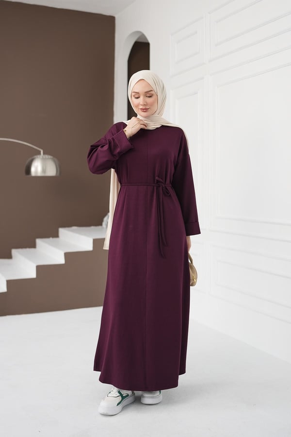 Oysho Elbise - Mürdüm kadın giyim ürün görseli Arzestore