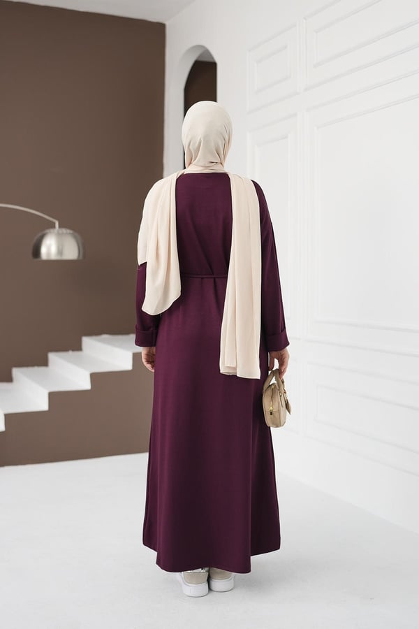 Oysho Elbise - Mürdüm kadın giyim ürün görseli Arzestore