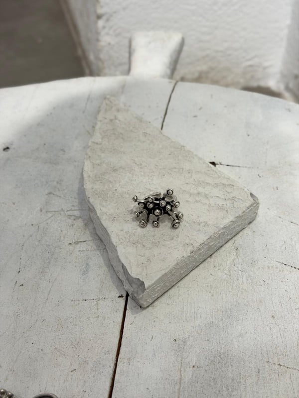Antik Gümüş Kaplama  Yüzük