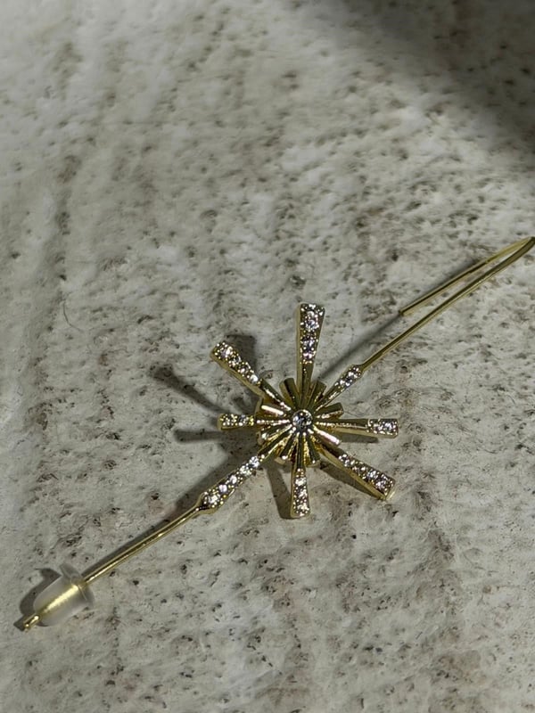 Baston küpe gold 