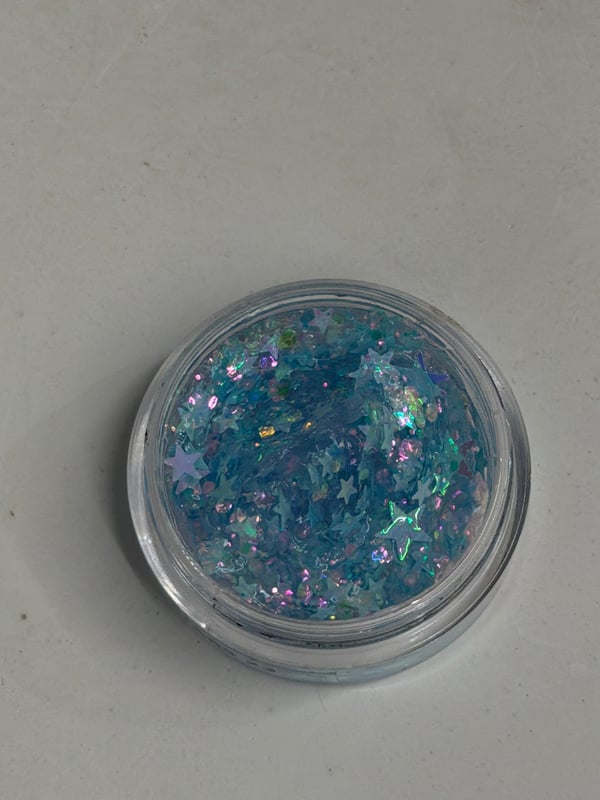 Blue Stars 23 Glitter Jel