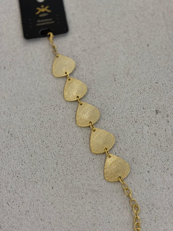 Bohem Gold Kaplam Üçgen Bİleklik