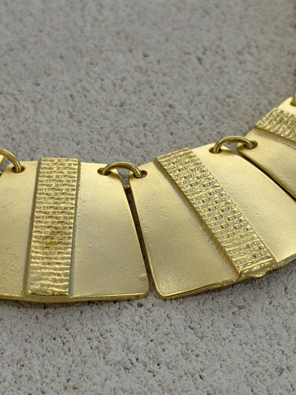 Bohem Gold Kaplama Plaka Kolye