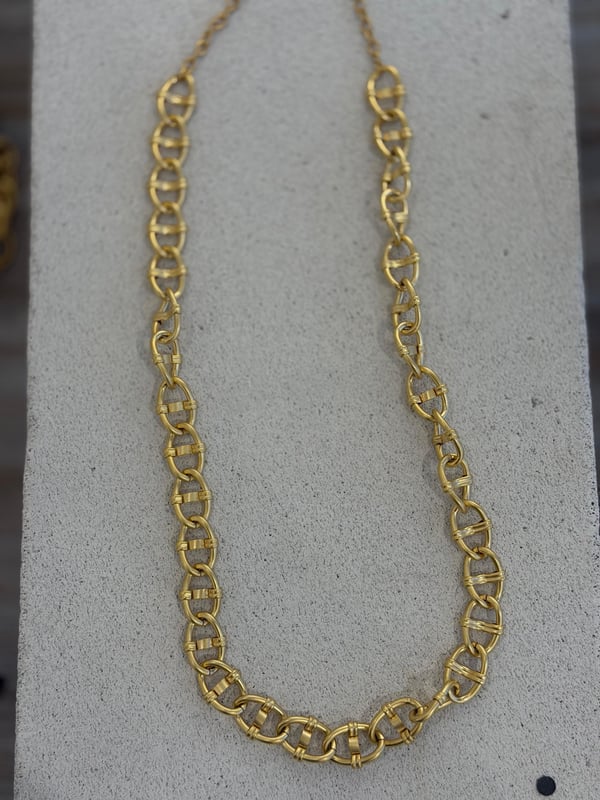 Bohem Gold Kaplama Uzun Zincir kolye