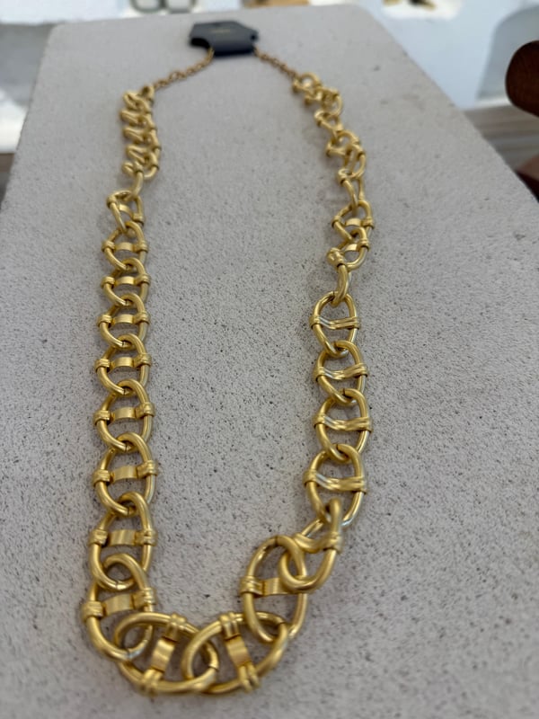 Bohem Gold Kaplama Uzun Zincir kolye