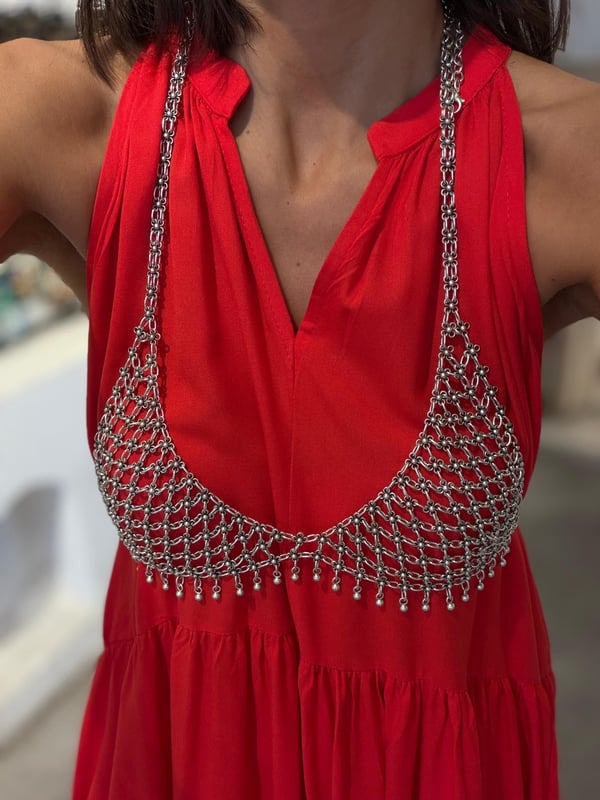 Bohem Sallantılı Bikini Vücut Aksesuarı