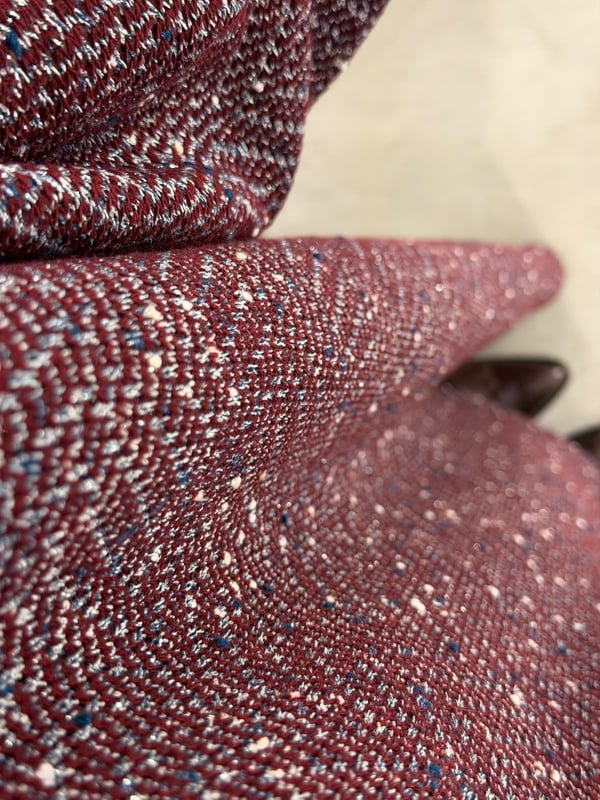 Bordo Astarlı Triko Elbise