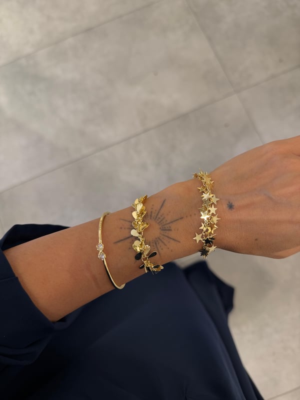 Gold Damla Model Pul Bileklik 