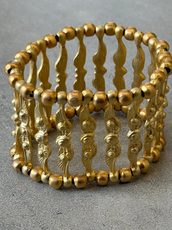 Gold Kaplama Melek Kanadı Detay Bİleklik