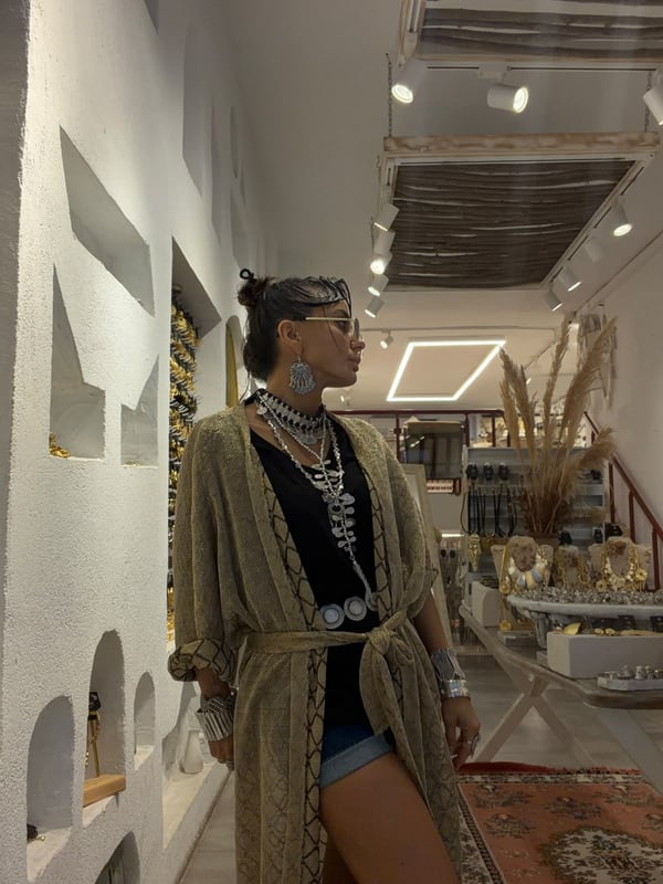 Gold Tasarım Kimono